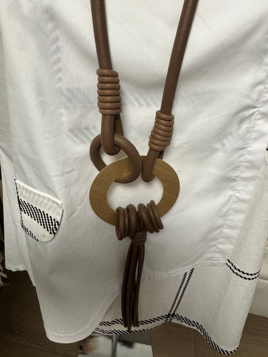 Collana caucciù mod.4
