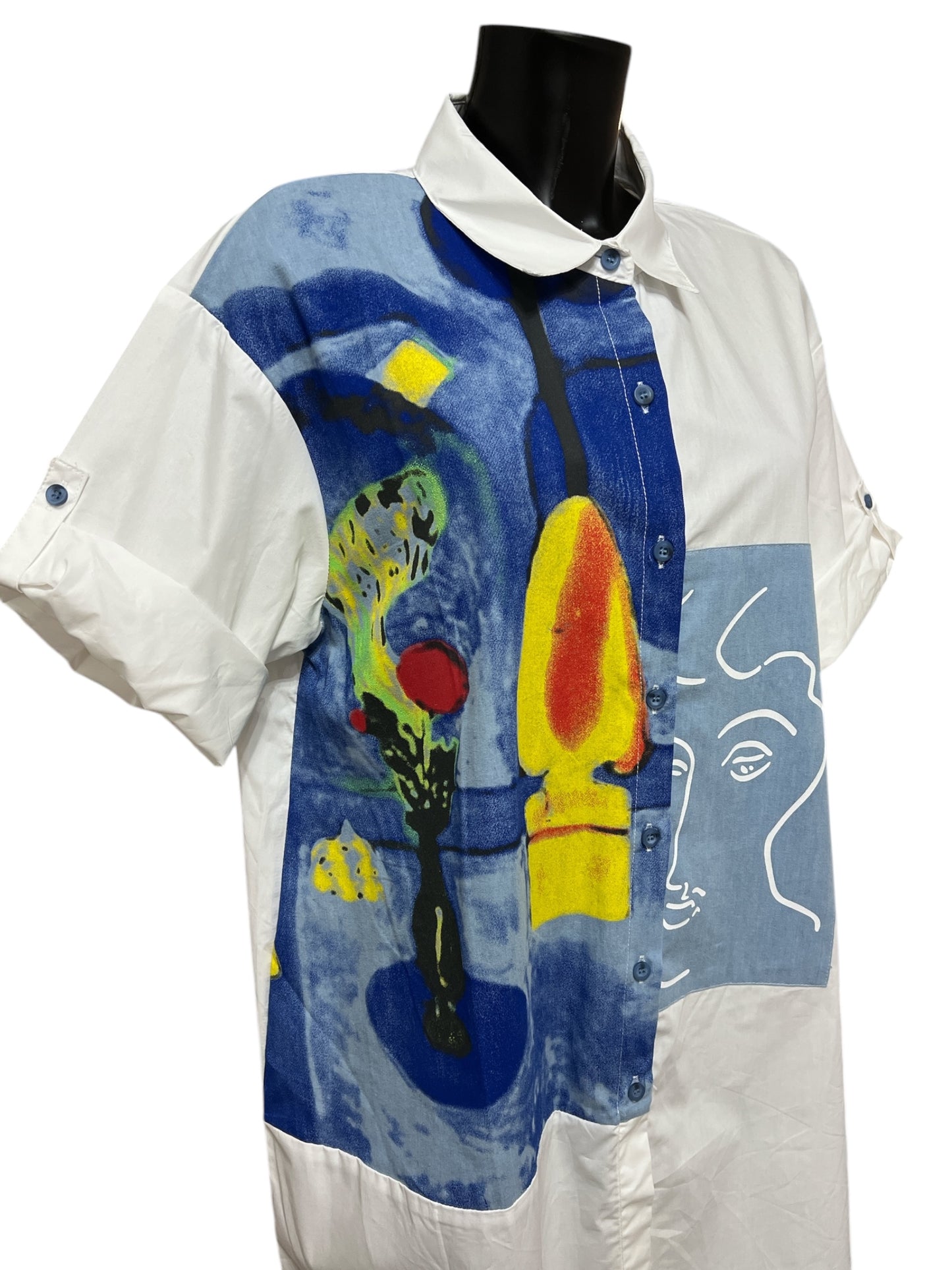 Fly Out camicia dipinto