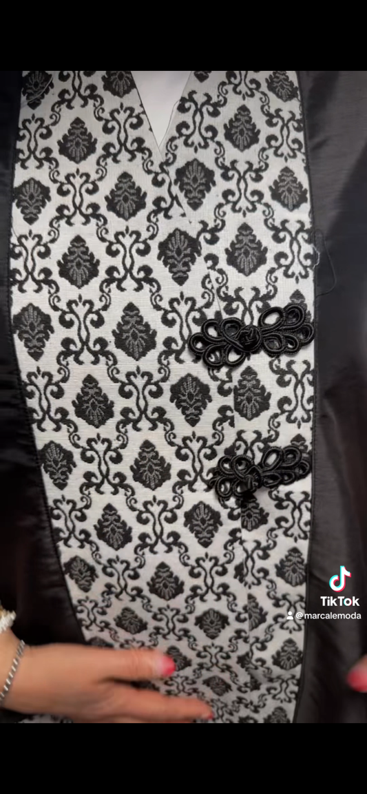 Vintage gilet asimmetrico