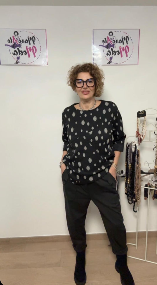 158C pantaloni con patta sulle tasche