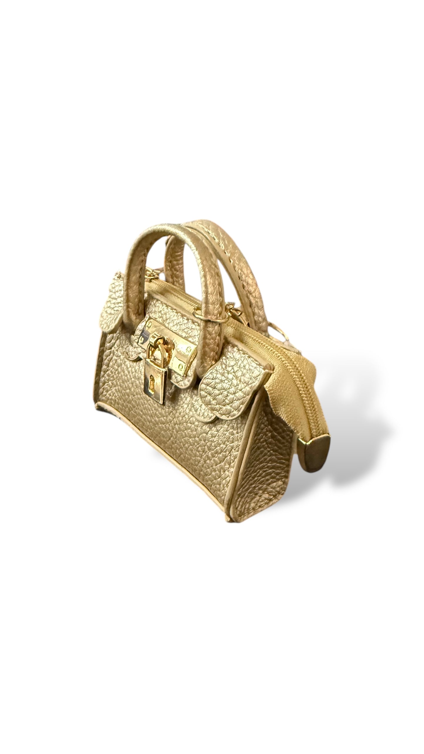 Charm a forma di borsetta con lucchetto