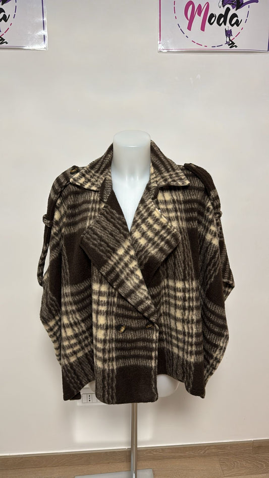 Giacca doppiopetto a quadri