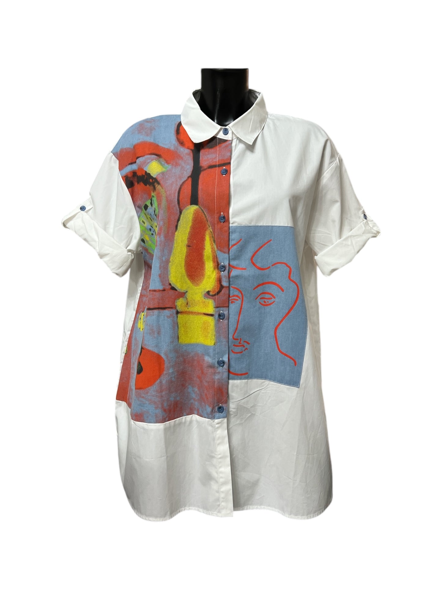 Fly Out camicia dipinto