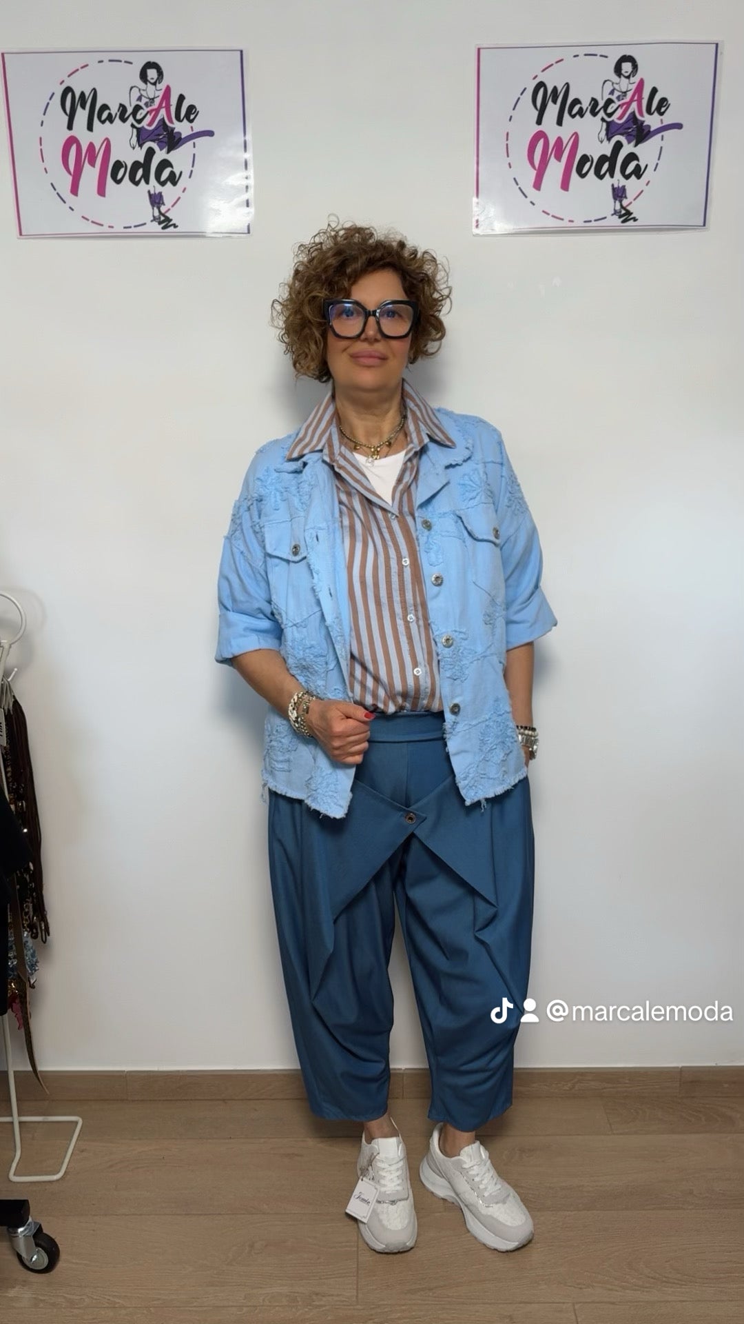 Giacchetto JeansRicamo