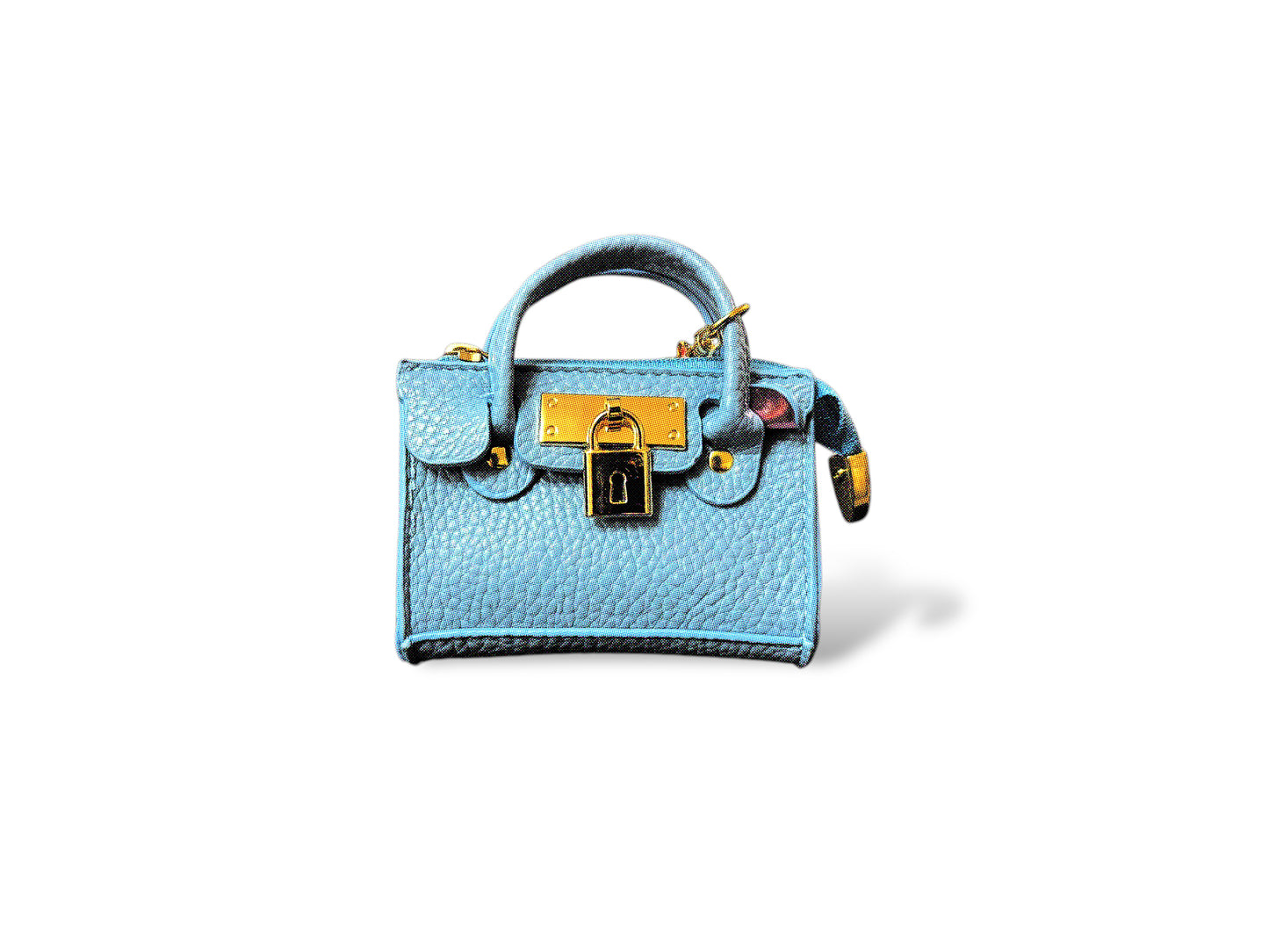 Charm a forma di borsetta con lucchetto