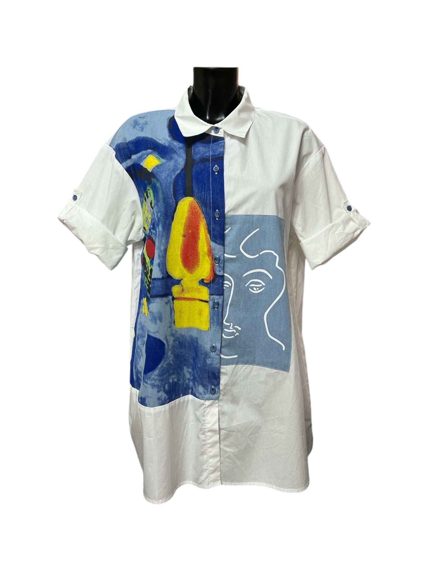 Fly Out camicia dipinto