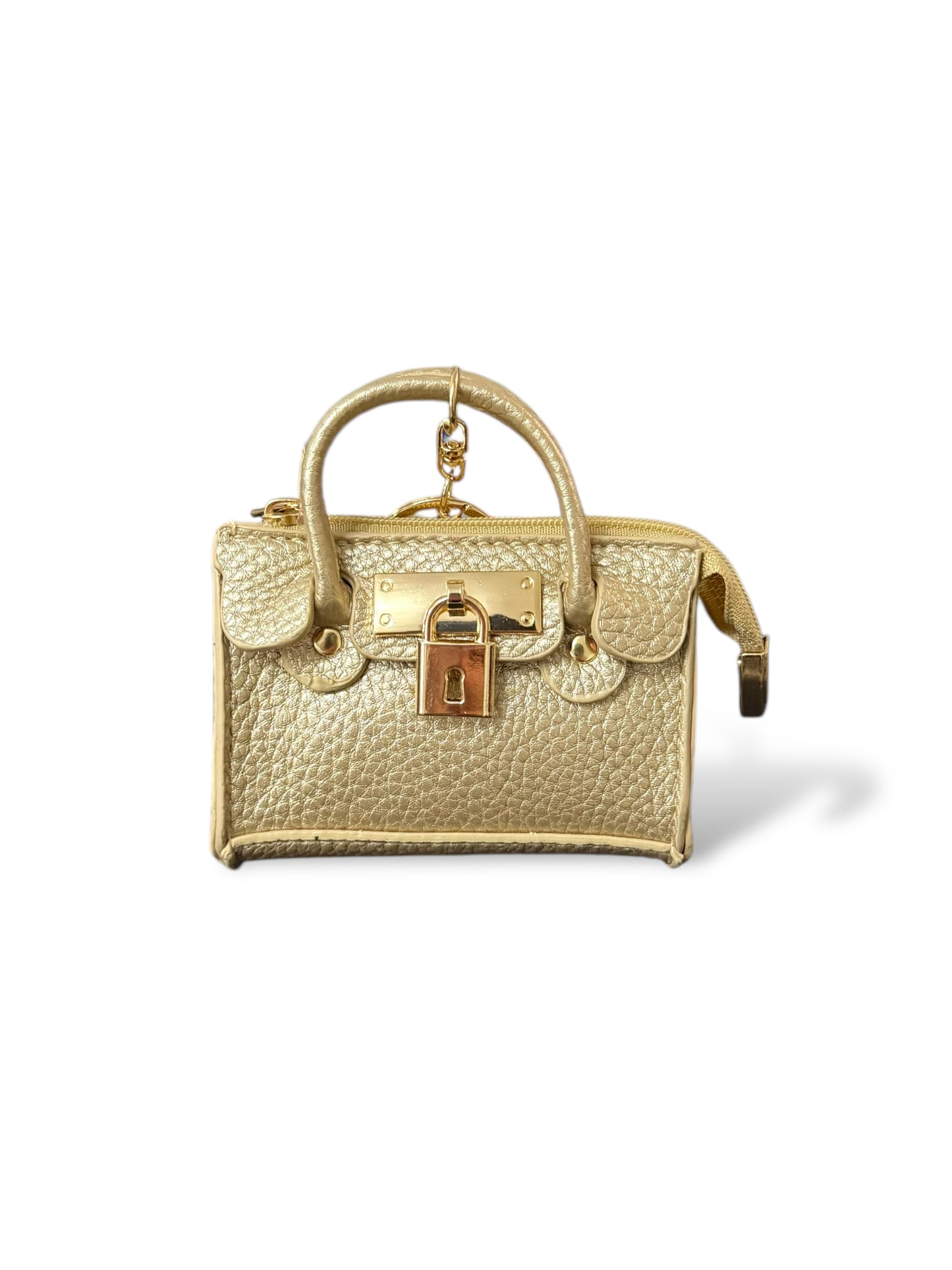 Charm a forma di borsetta con lucchetto