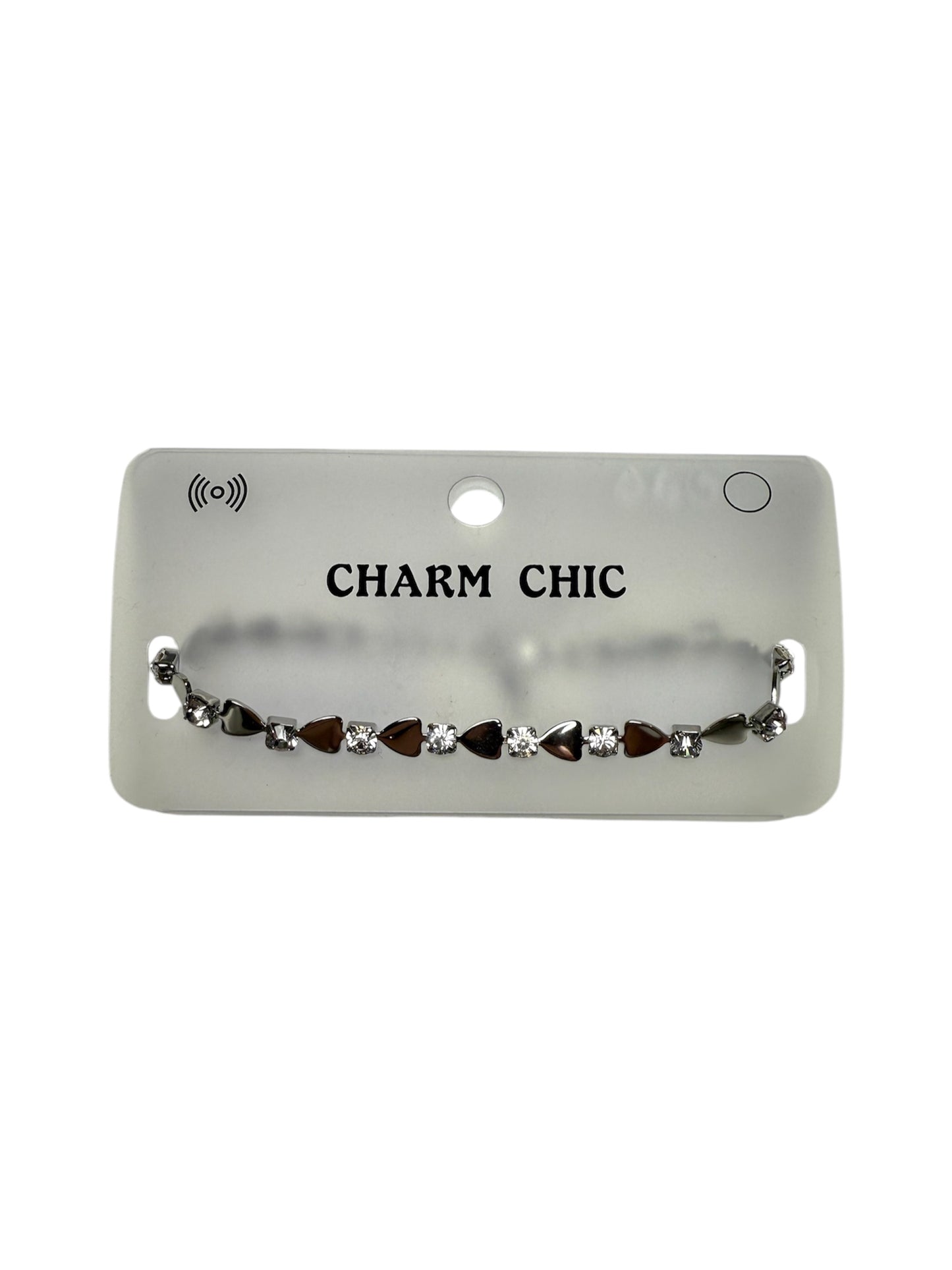 Bracciale a cuori con punti luce