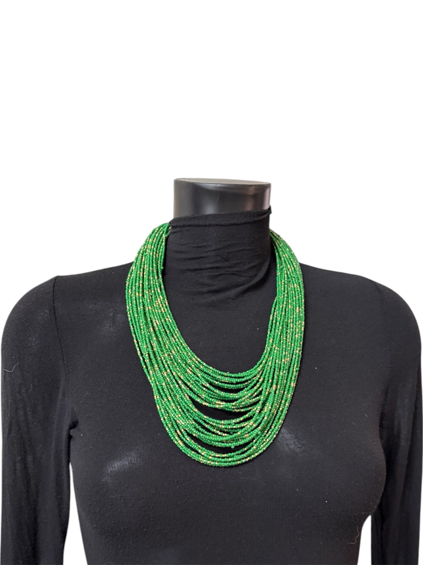 Collana multi filo a perline