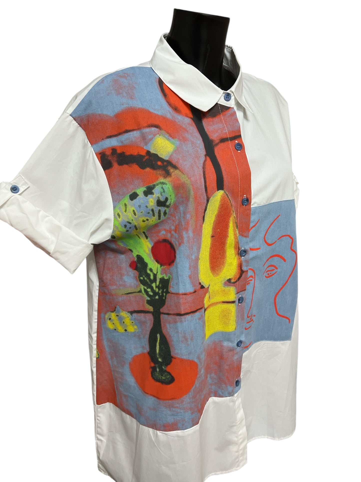 Fly Out camicia dipinto