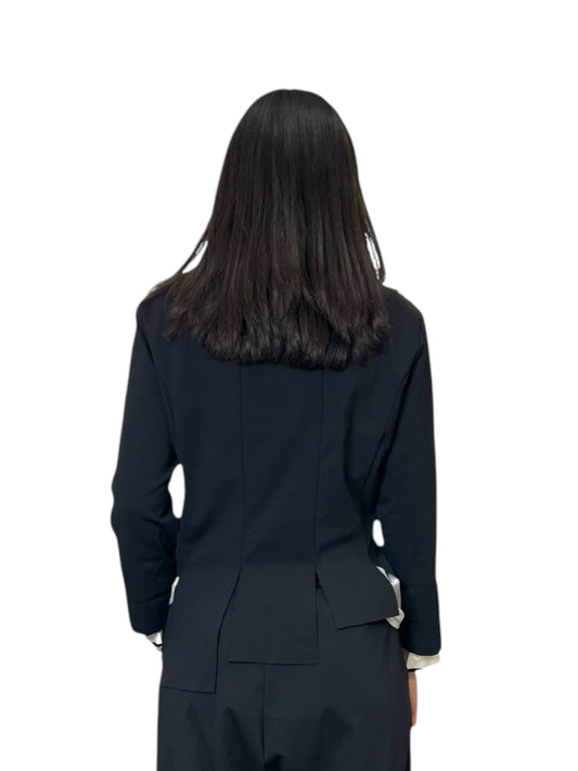 Sun Sun casacca scalata con spacchi