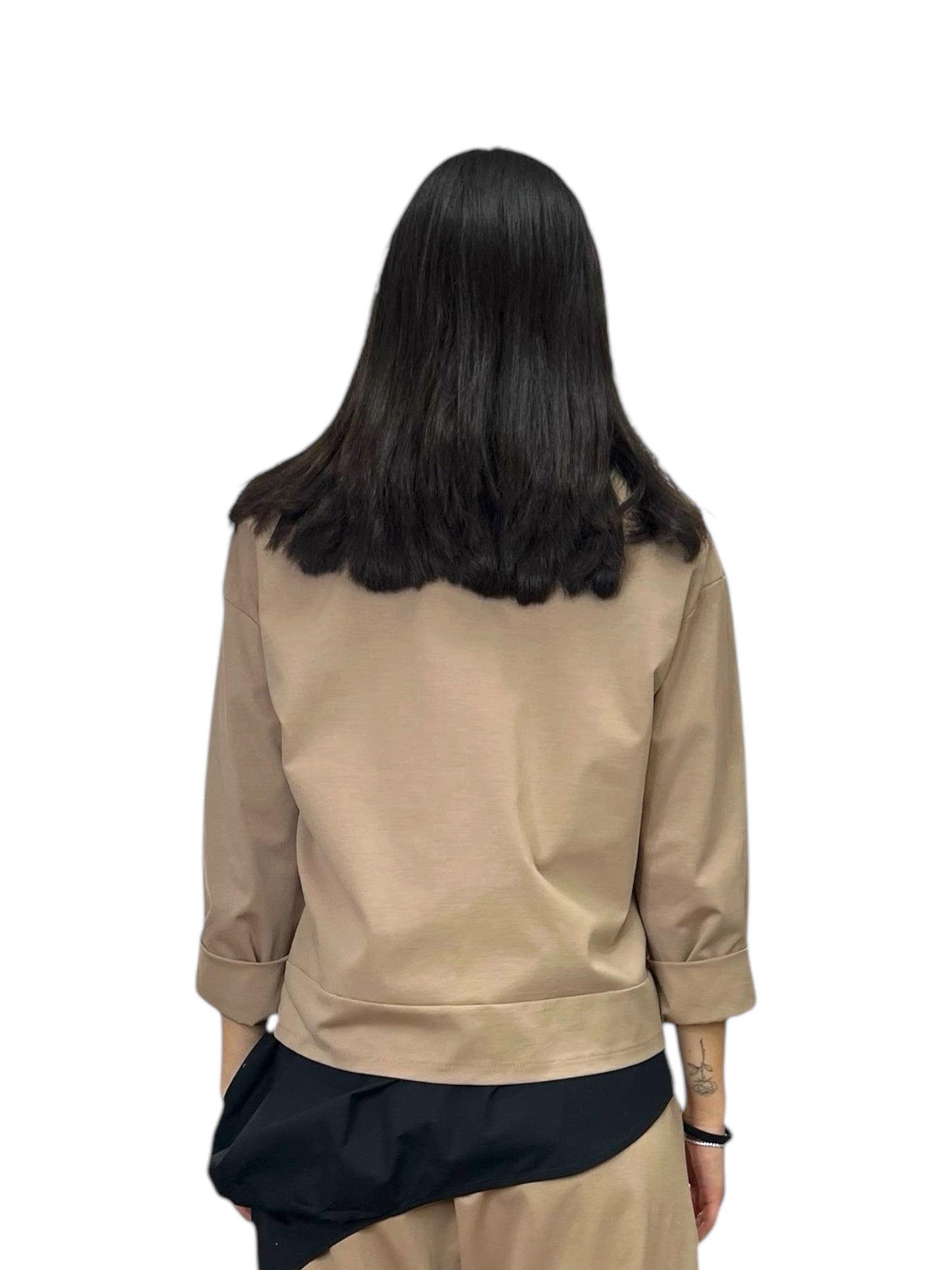 Sun Sun giacca corta a tre bottoni con taschino