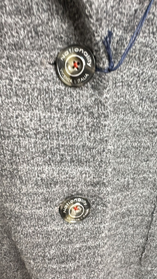 Giacca in panno grigia