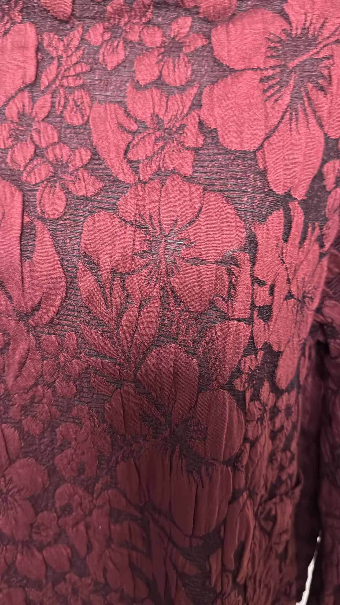 Wendy Trendy casacca con tessuto a rilievo