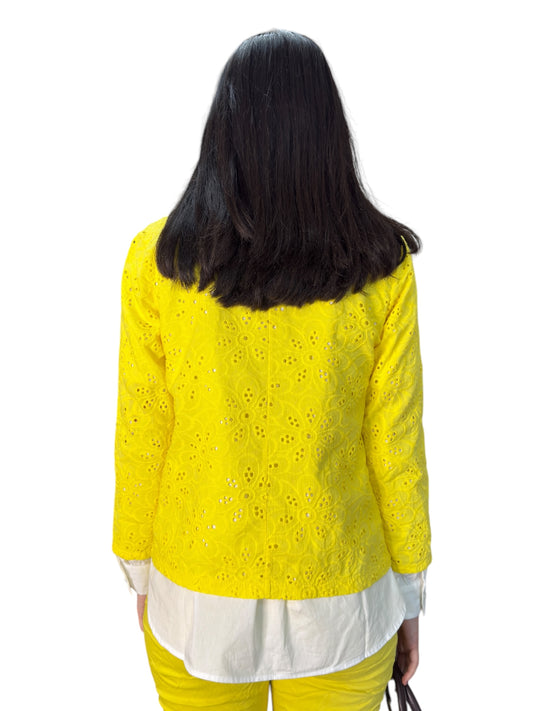 Giacca estiva in pizzo sangallo