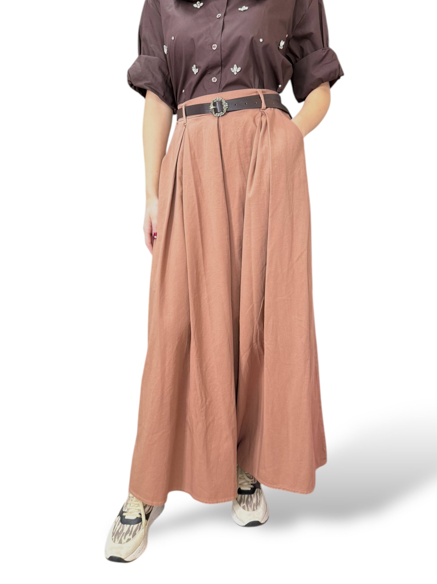 Pantagonna wide fit con cintura