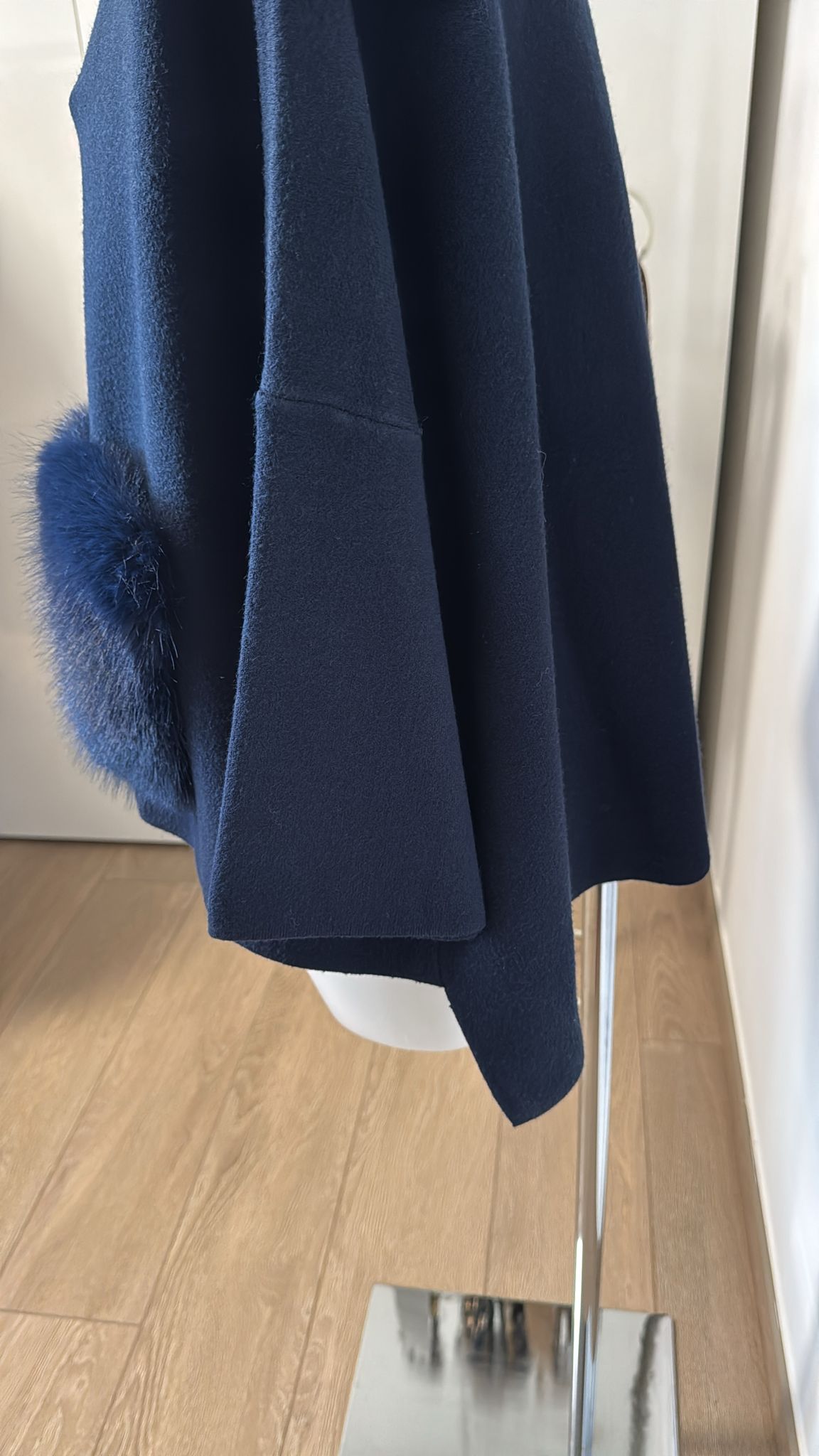 Mantella cardigan cappuccio