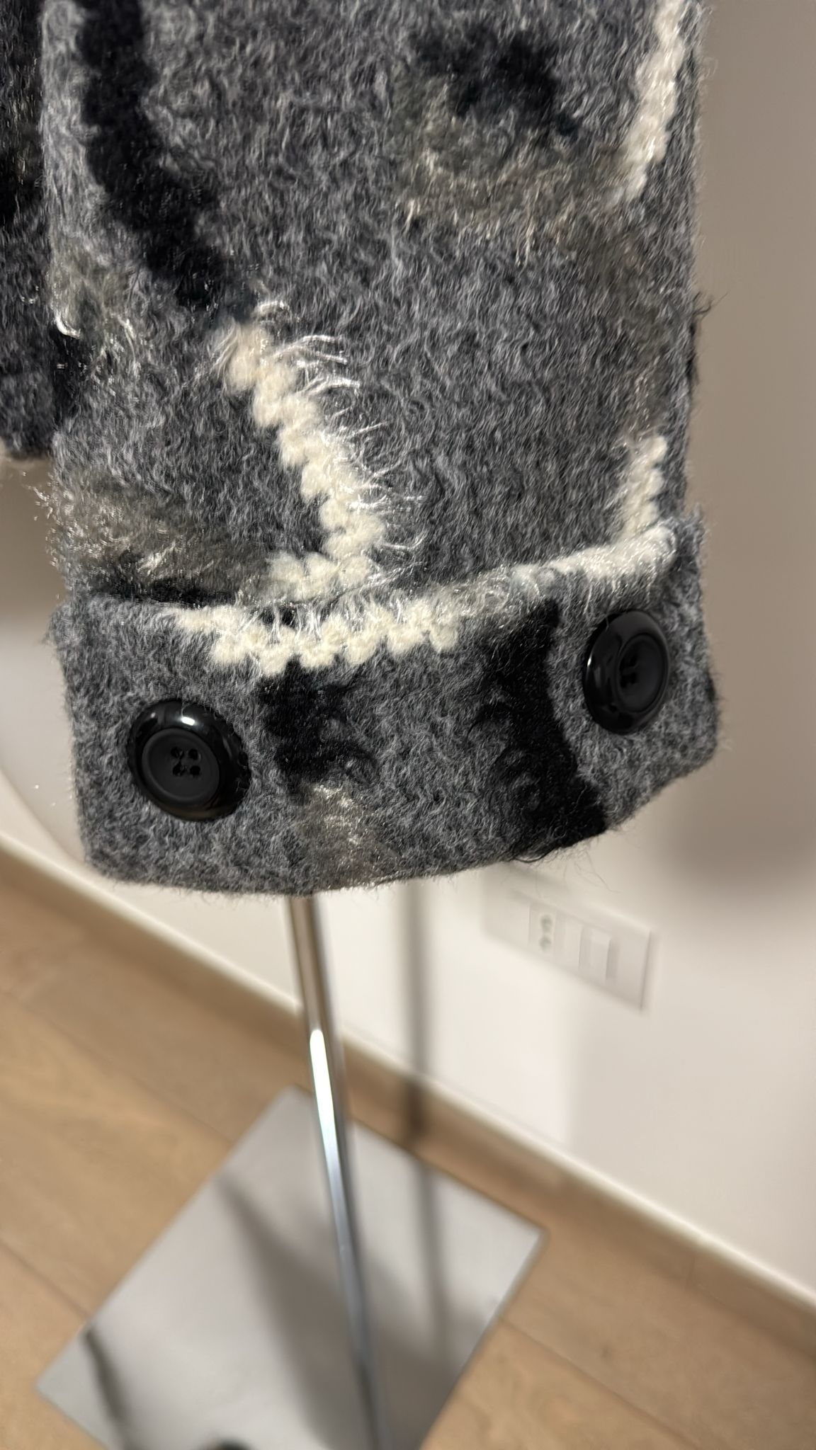 Giacca in lana con bottoni