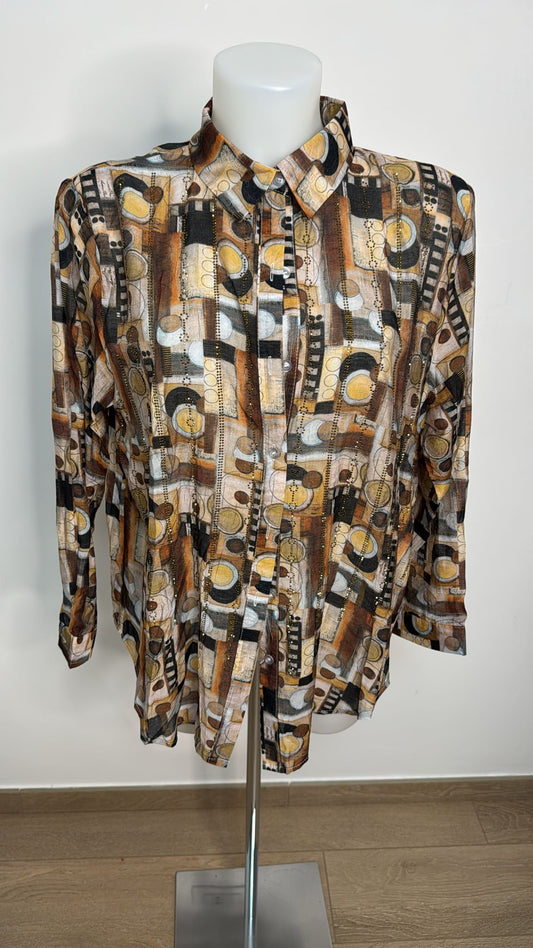 Camicia Vic fantasy strass