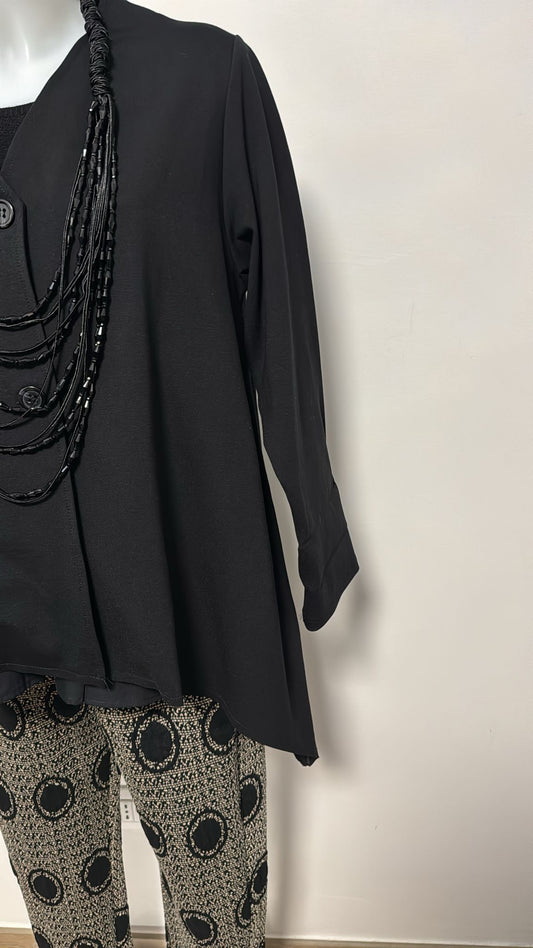 158C casacca con lato asimmetrico