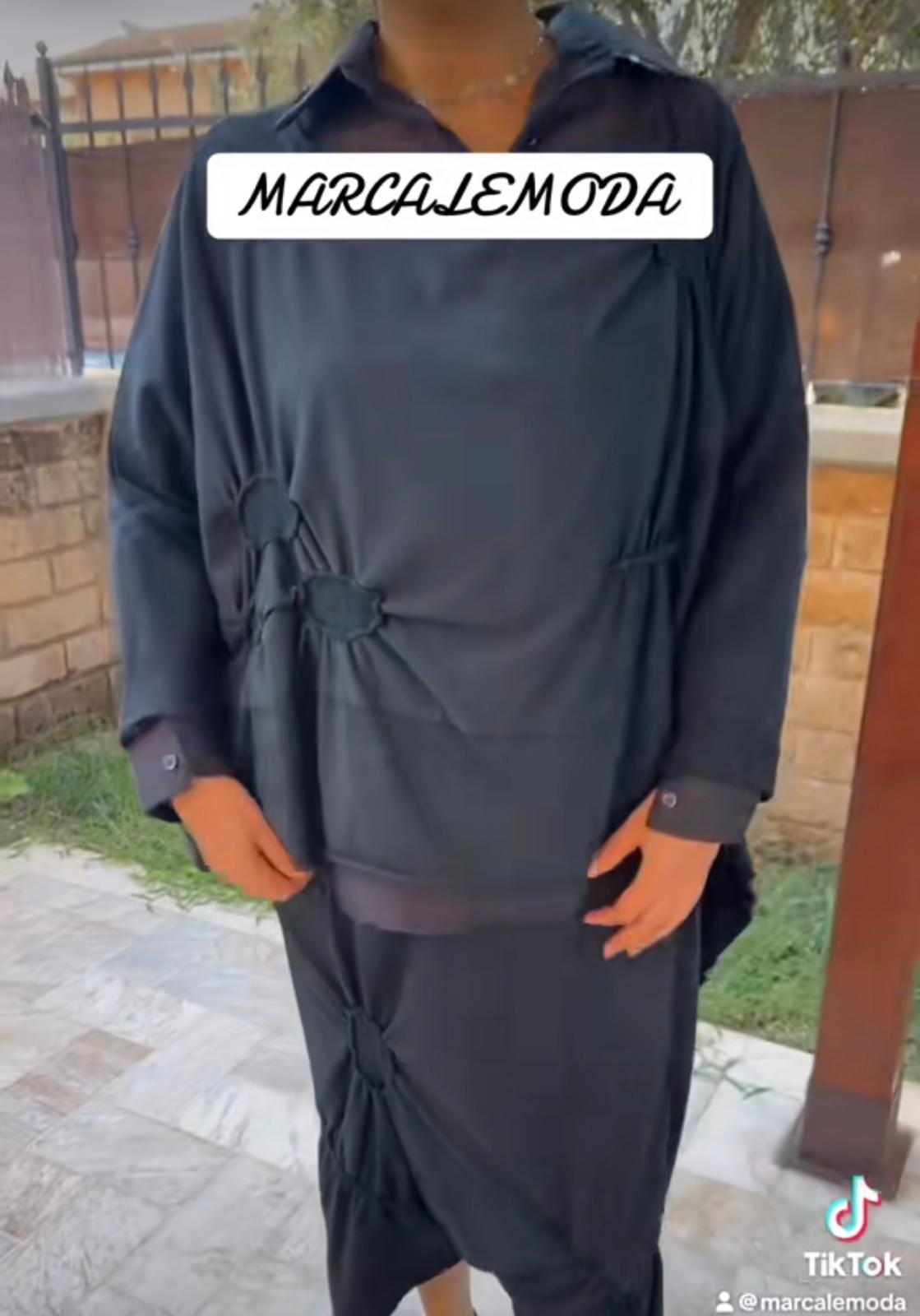 Coordinato Wendy Trendy a cavallo basso con dettaglio grinze