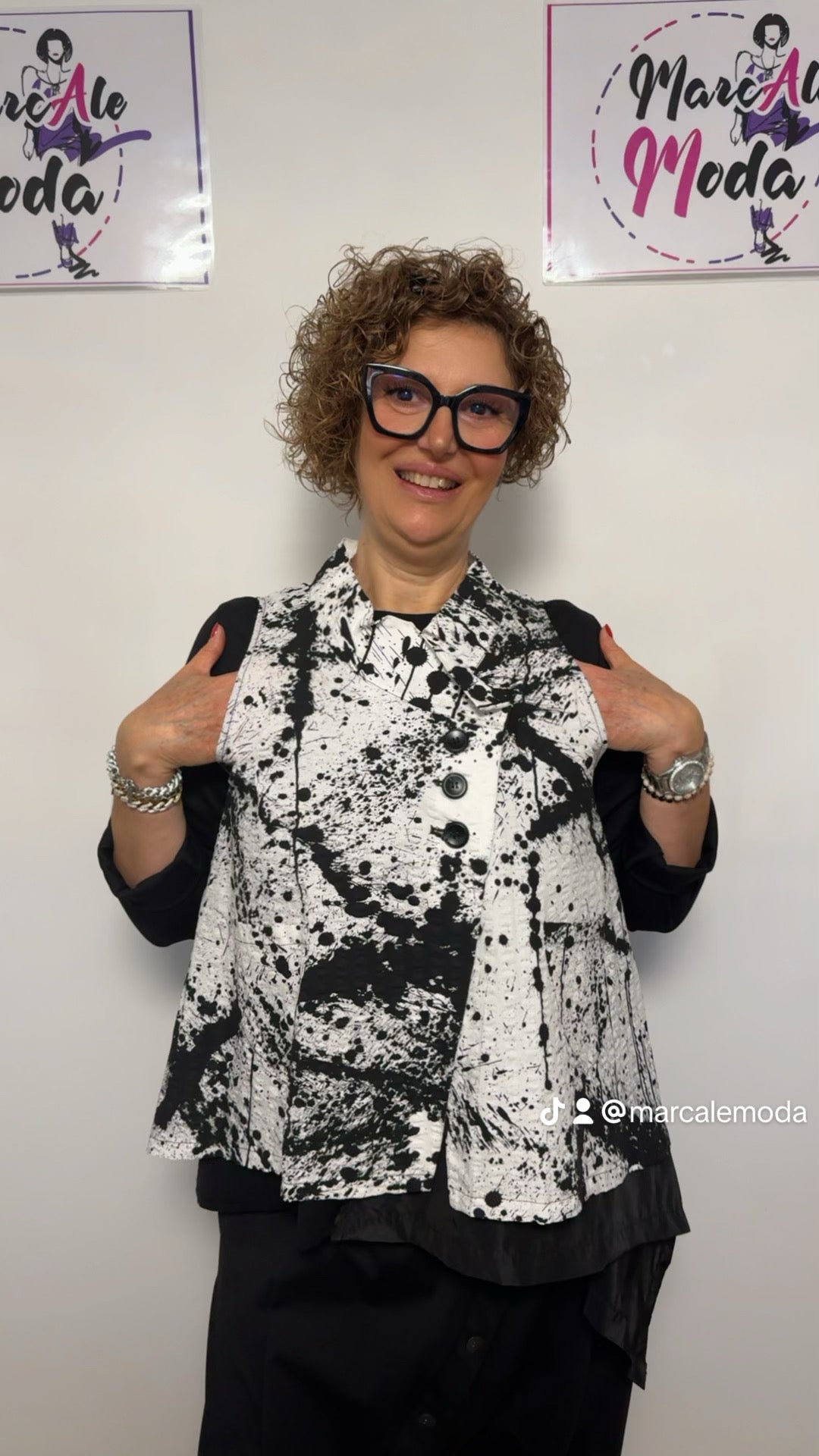 Gilet WendyBkack&White