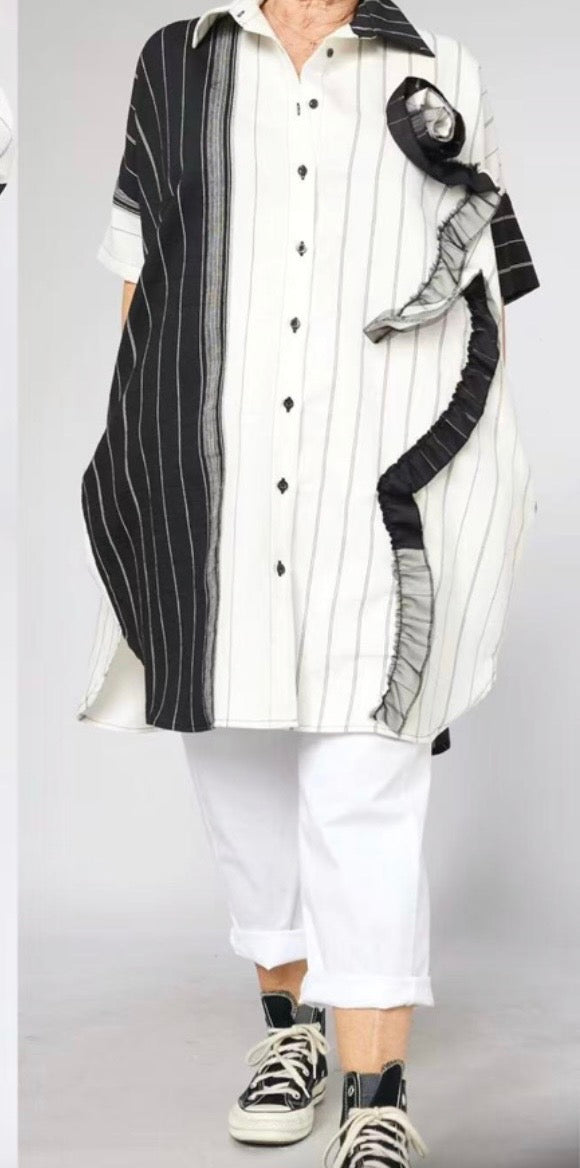 Spolverino/Vestito WendyBlack&White