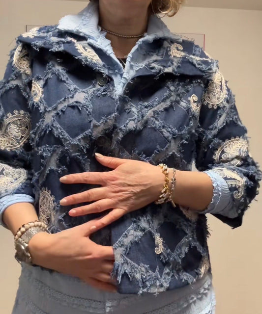 Giacchetto JeansScacco