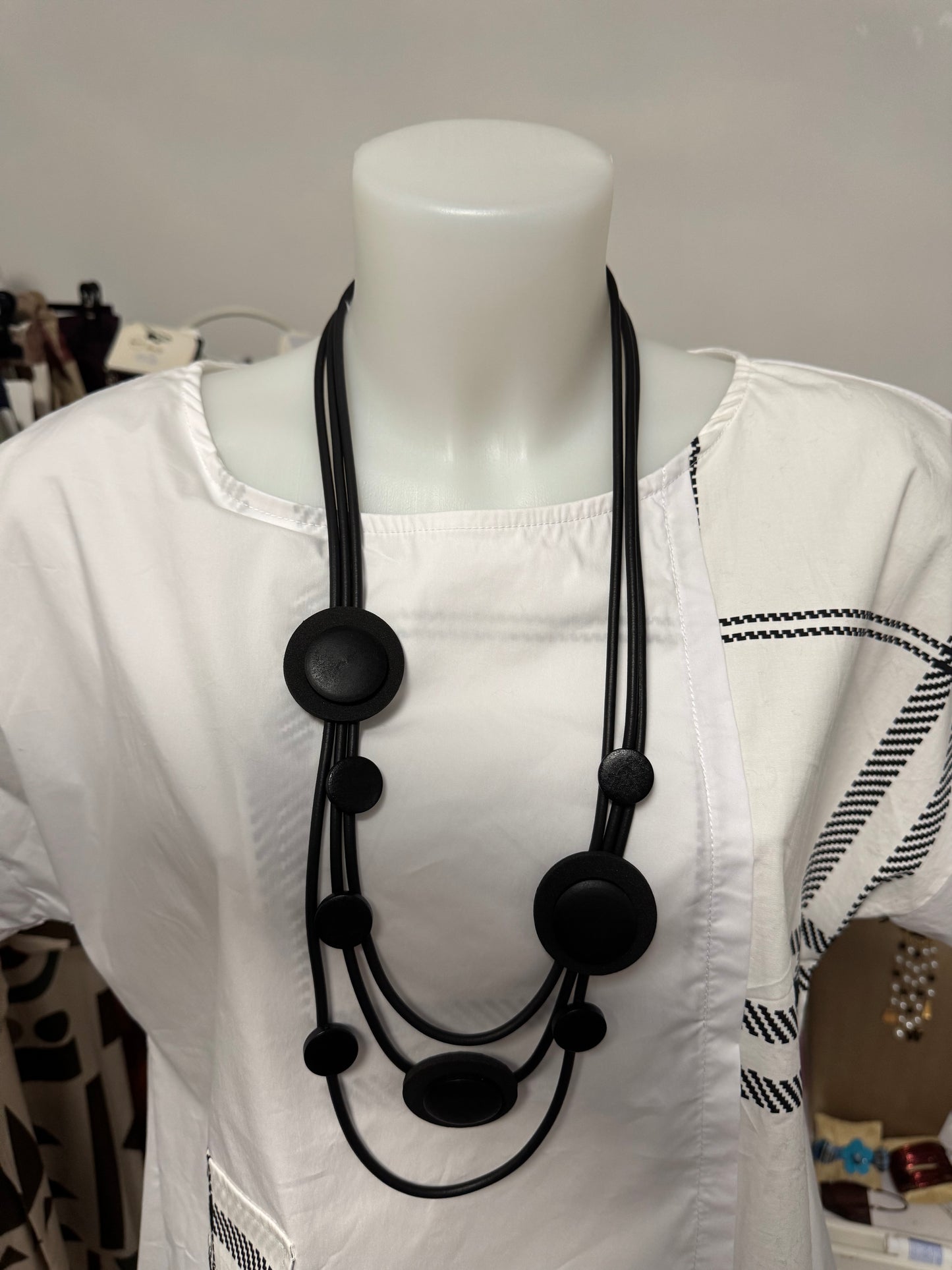 Collana caucciù mod.3