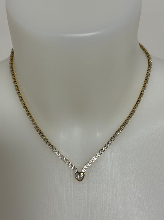 Collana girocollo cuore