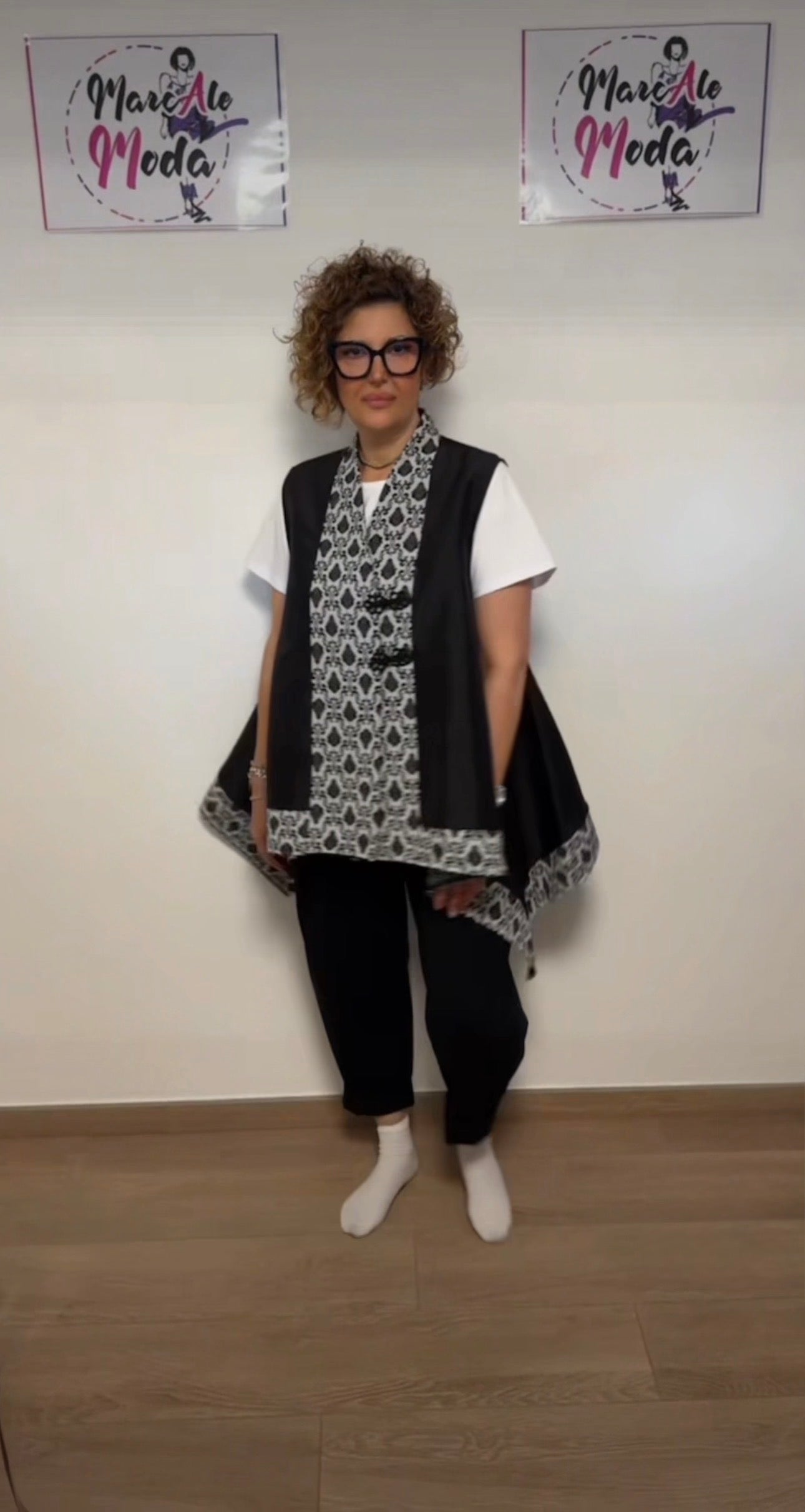 Vintage gilet  asimmetrico