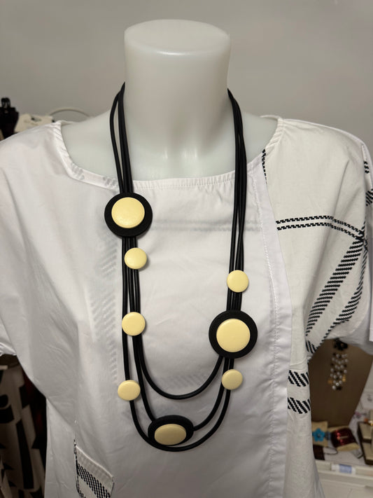 Collana caucciù mod.3