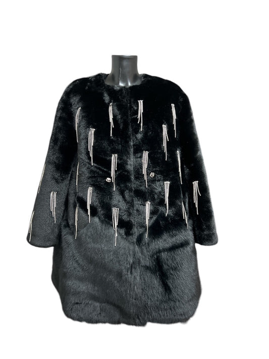 Pelo con inserciones de tenis colgantes.