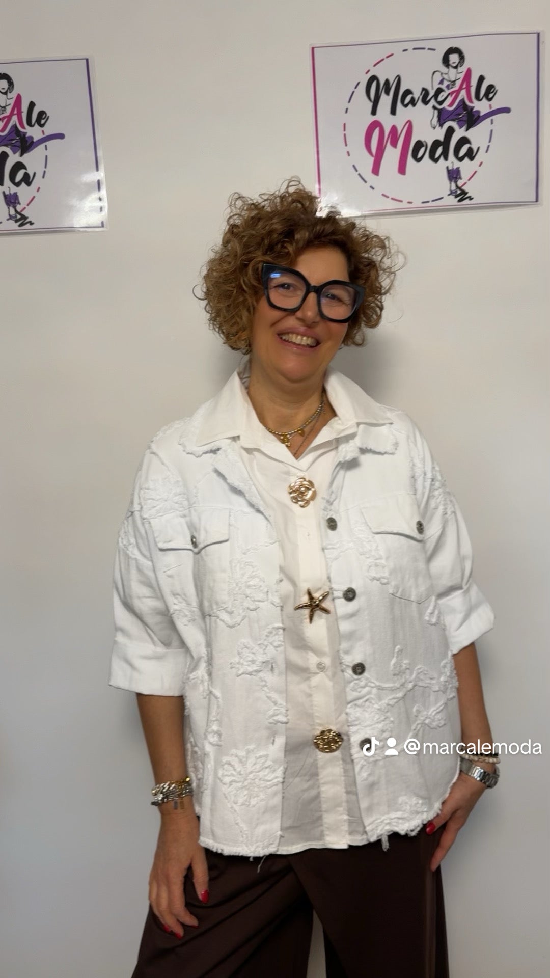 Giacchetto JeansRicamo