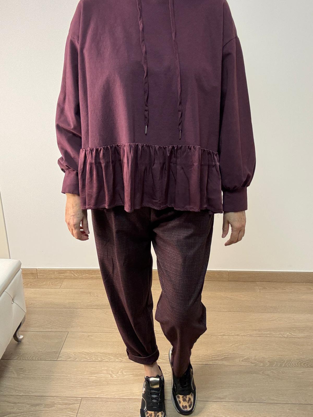 Pantaloni tartan tapered fit