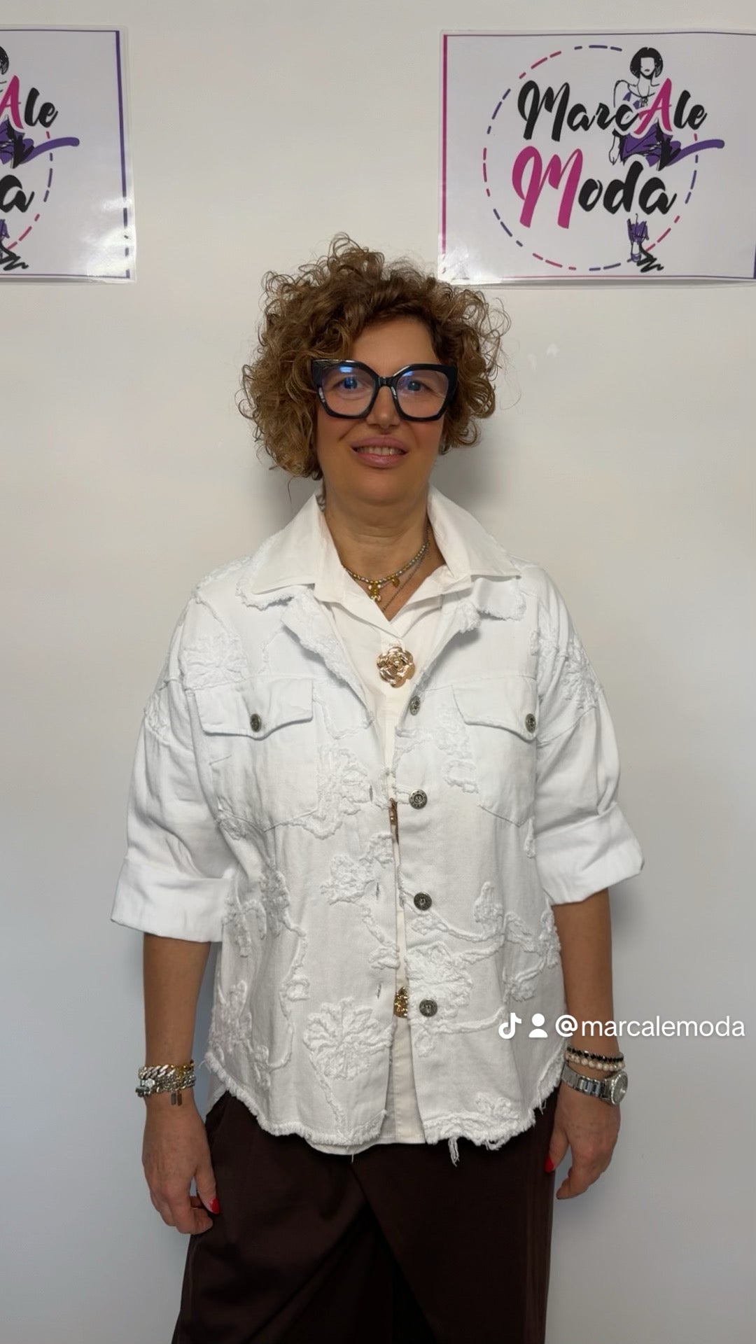 Giacchetto JeansRicamo