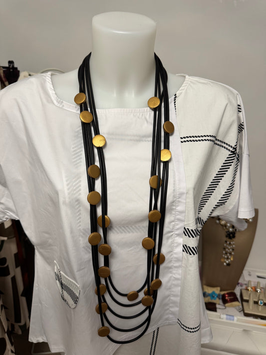Collana caucciù mod.2