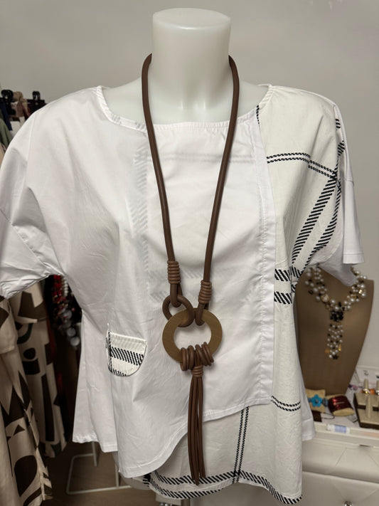 Collana caucciù mod.4