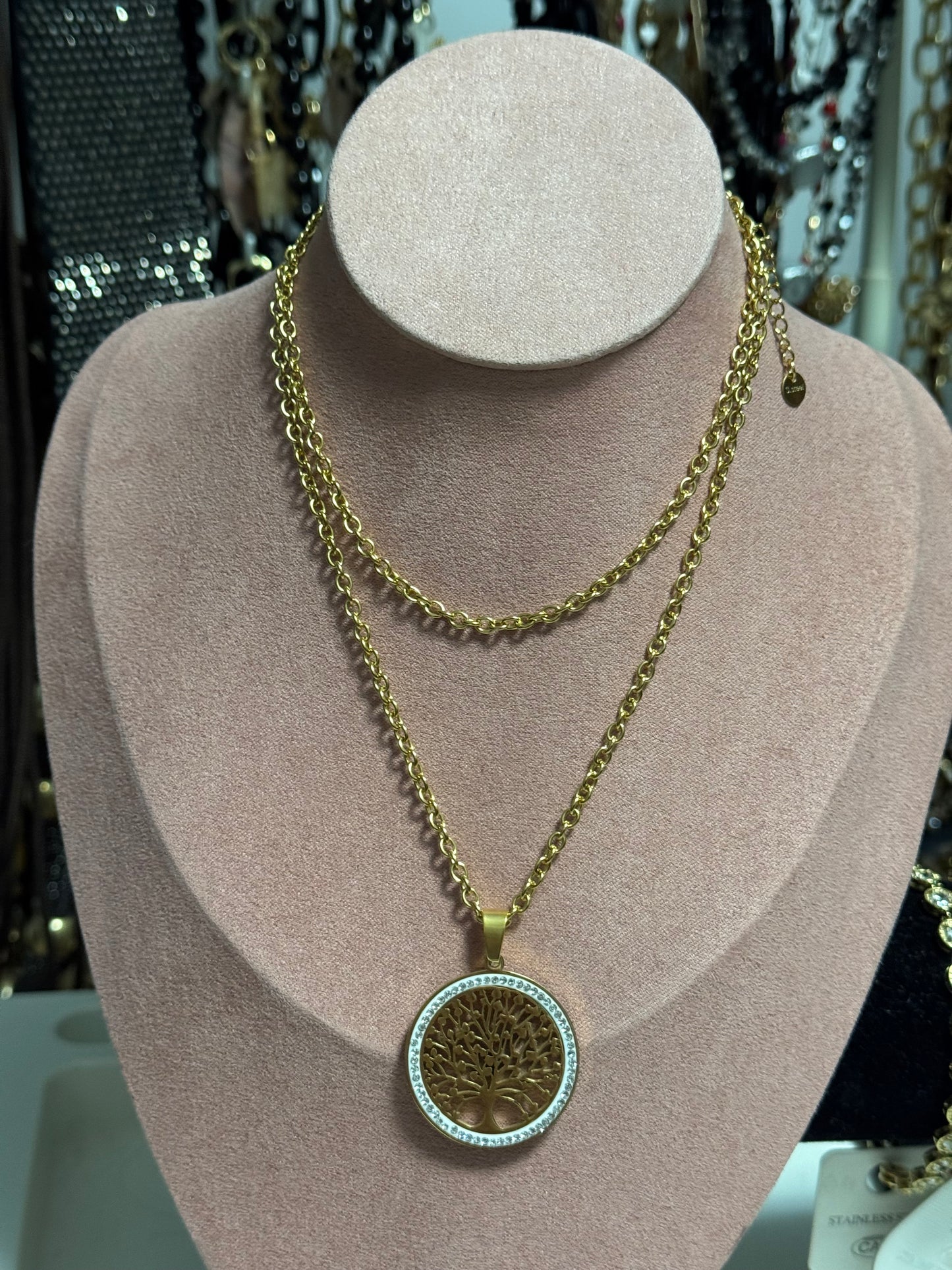 Collana ciondolo albero vita