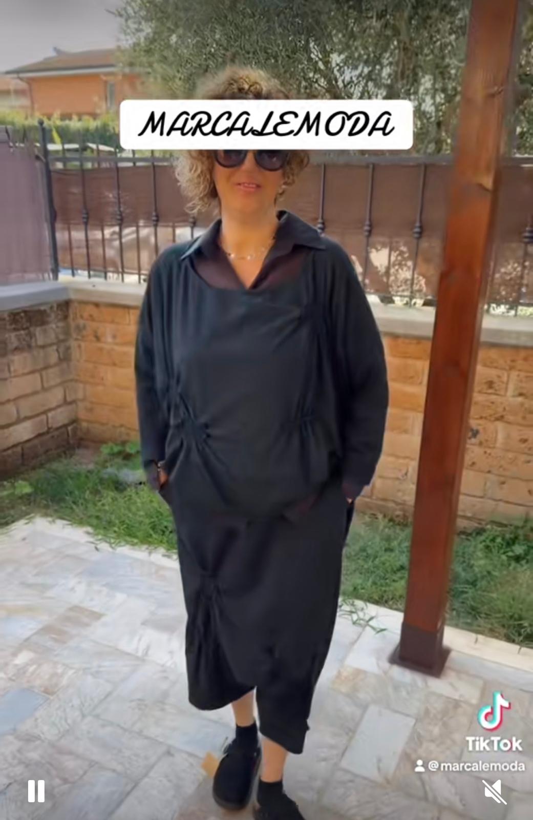 Coordinato Wendy Trendy a cavallo basso con dettaglio grinze