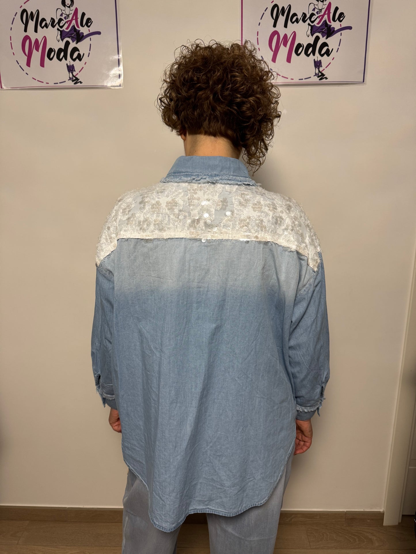 Camicia JeansPaillettes