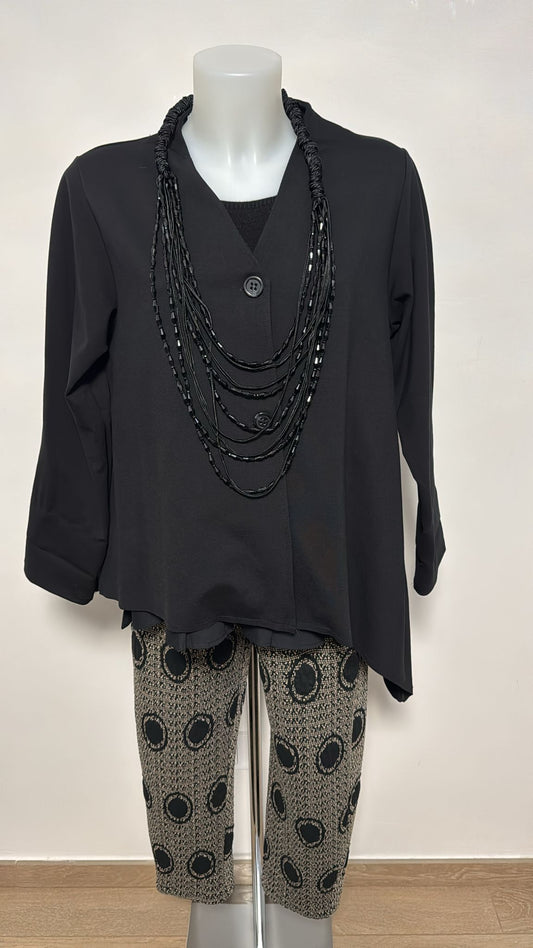 158C casacca con lato asimmetrico