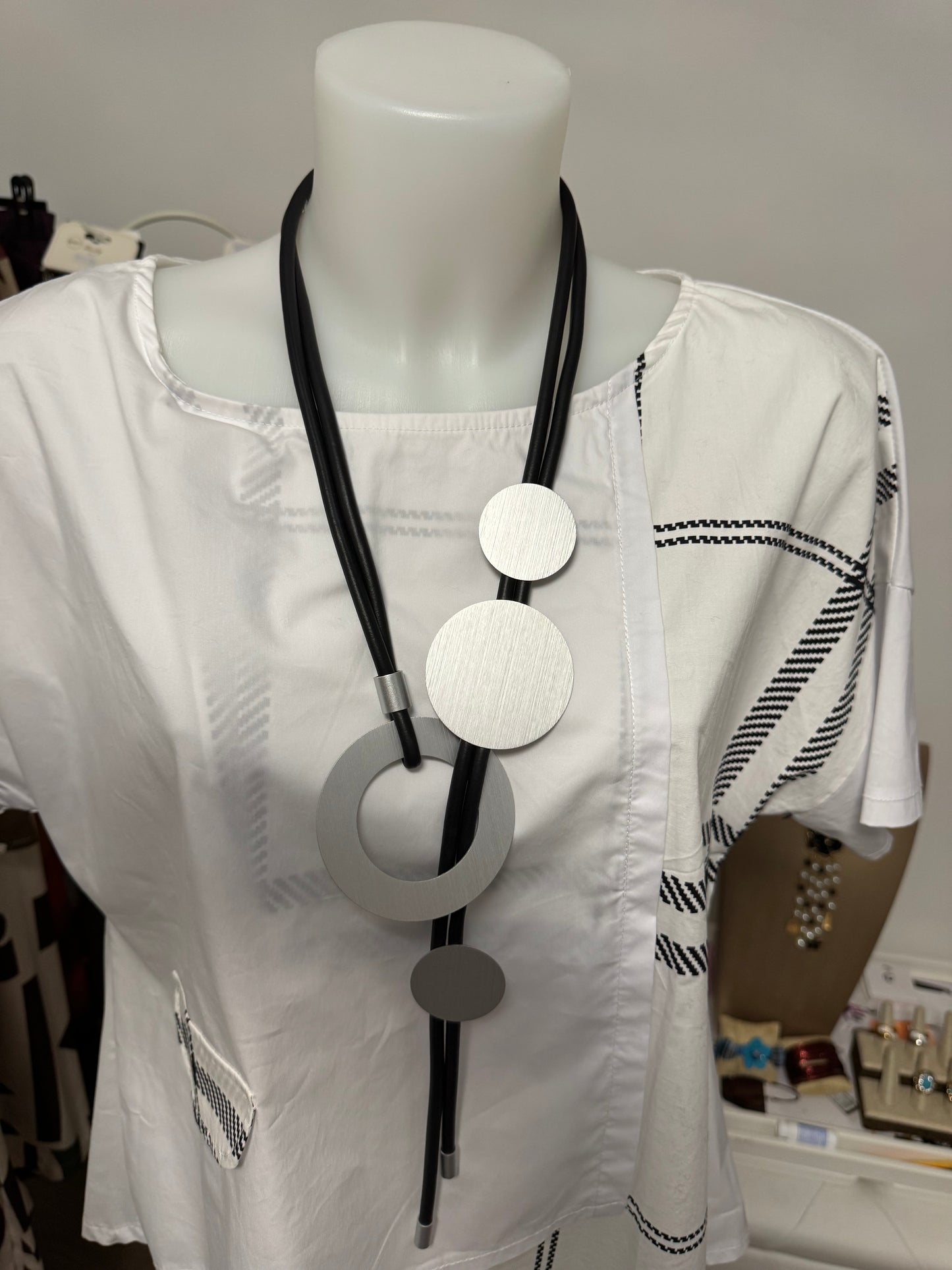 Collana caucciù mod. 1