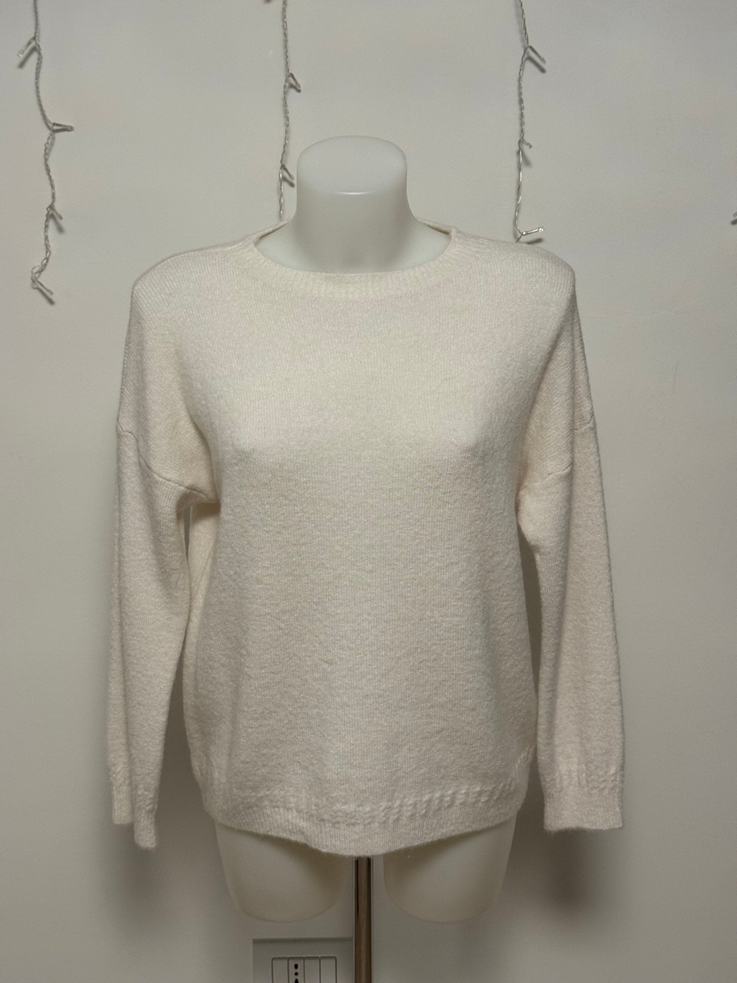 Maglione tinta unita profilo