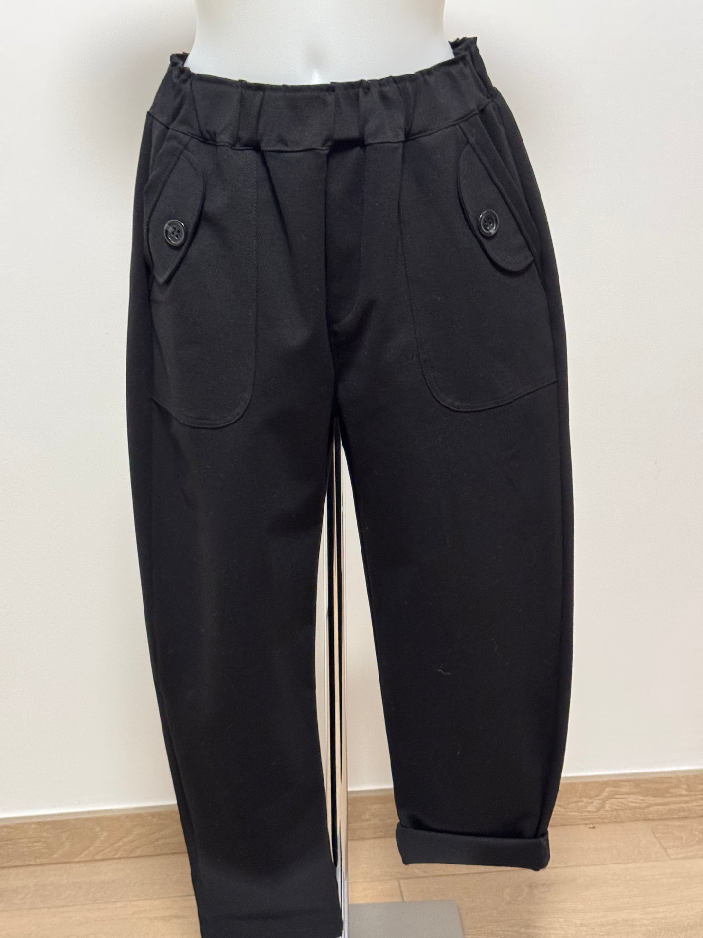 Pantaloni 158C  con patta e bottone