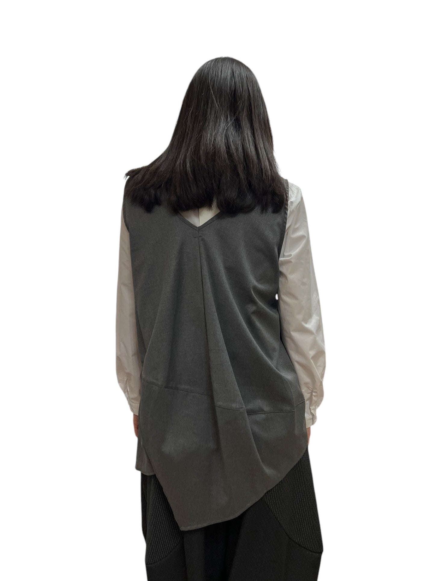 Wendy Trendy gilet asimmetrico