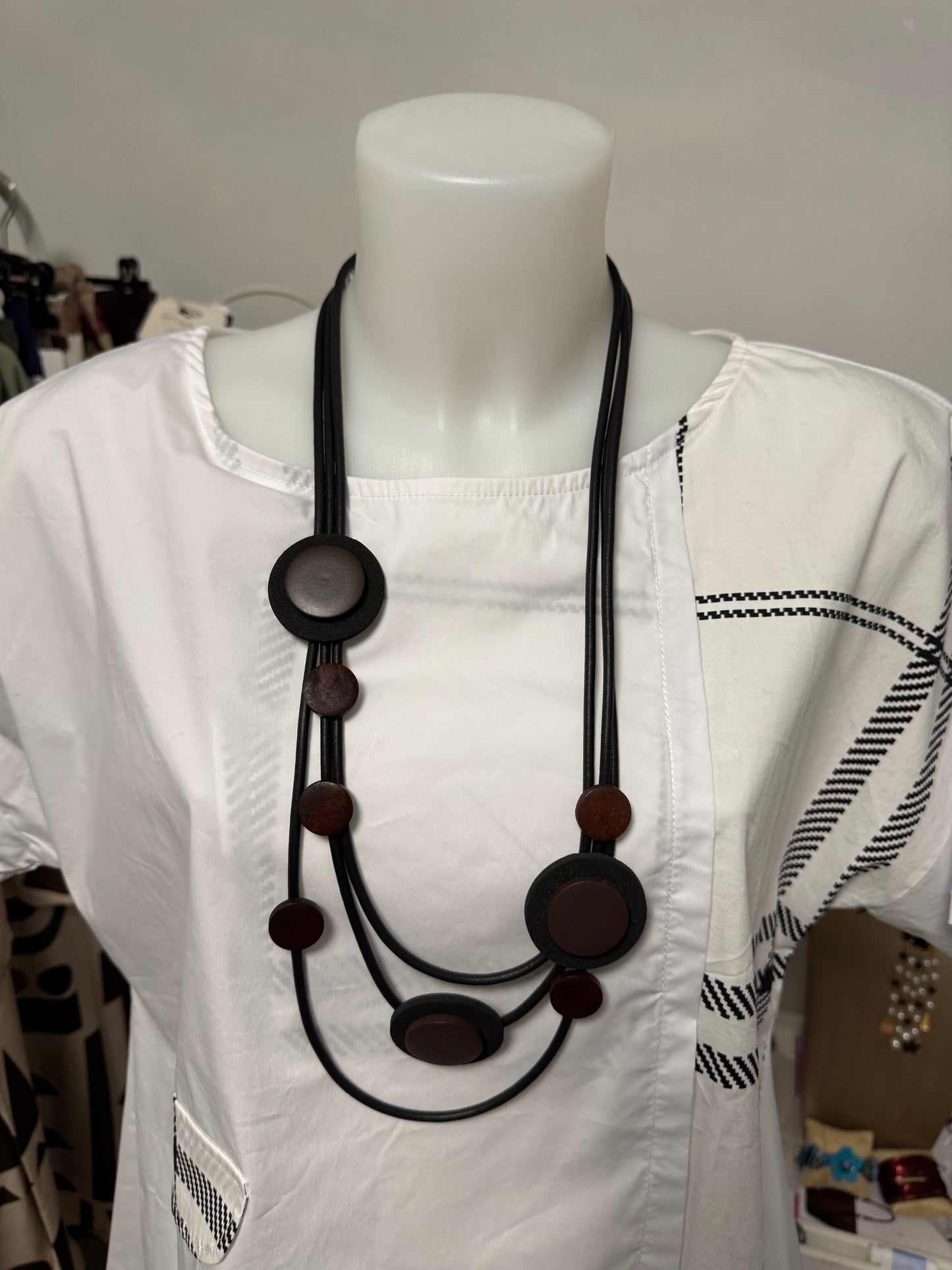 Collana caucciù mod.3