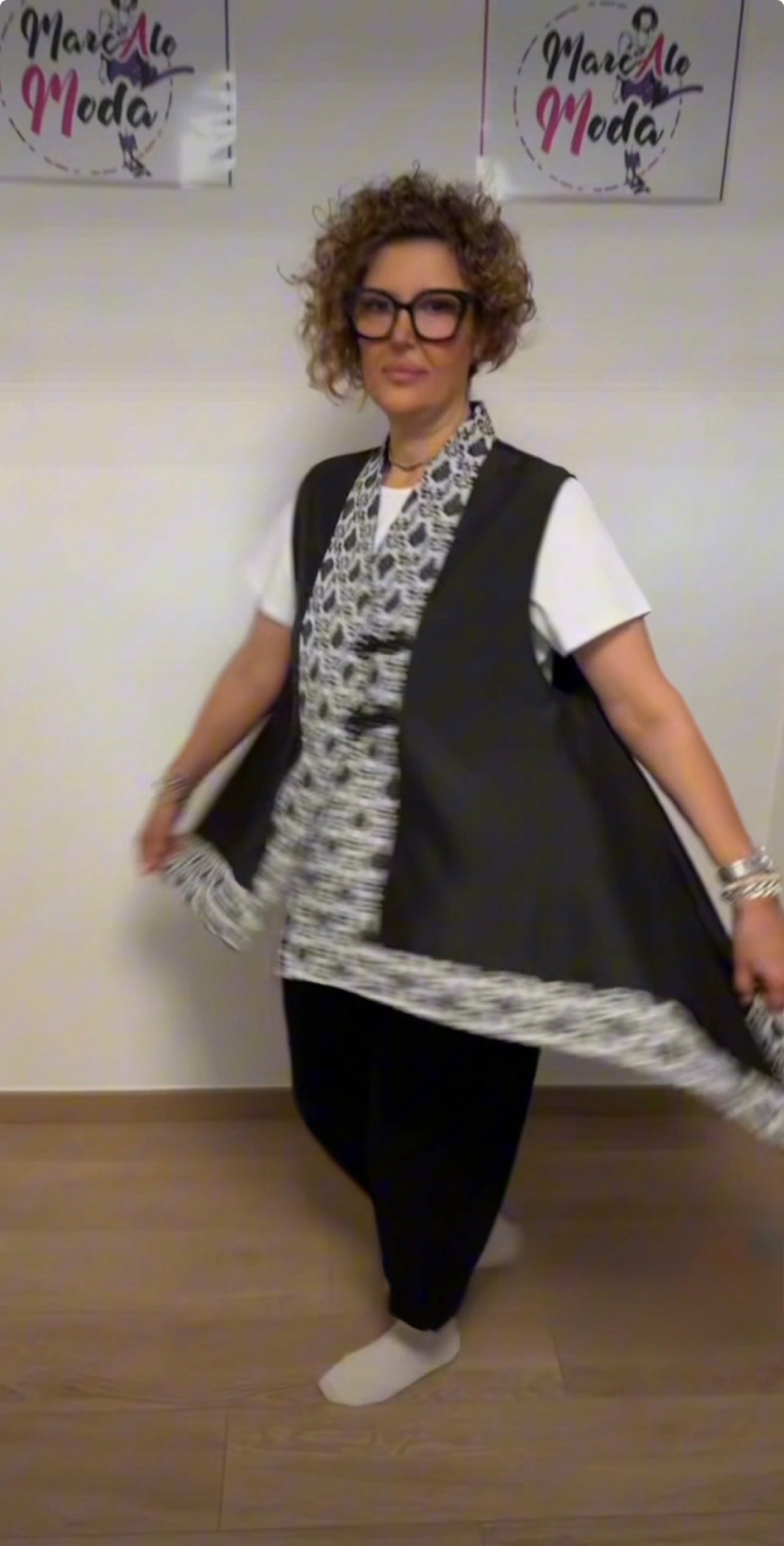 Vintage gilet  asimmetrico