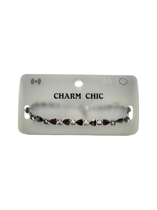 Bracciale a cuori con punti luce