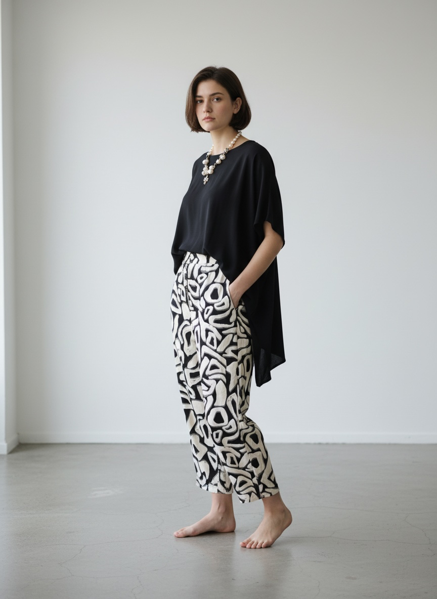 Pantalone VintageBack&White